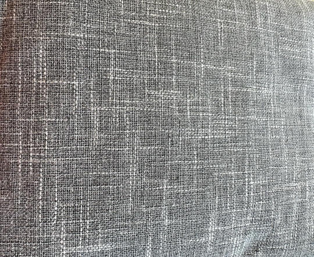 OctoRose Full Size 3 Side Zipper Upholstery Thick Linen Silver Futon Cover Sofa DayBed Mattress Slipcover Couch Protector (Linen-Silver, Full Size)