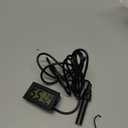 Weewooday Mini Digital Temperature Humidity Meters Gauge with Probe Gauge LCD Fahrenheit Display Thermometer Hygrometer for Incubator Reptile Plant Greenhouse Chicken Coop Garden(Black, 3 Pieces)