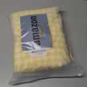 ZJDECOR Shabby Chic Yellow Ruffled Curtains 84 Inches Long, Rustic Buffalo Plaid Crinkled Not-See-Through Sheer Drapes, Farmhouse Window Treatment for Bedrooms Living Room, Rod Pockets,40"x84", Pack of 2