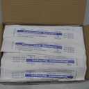 50 Pcs 1ml Syringes with Caps Oral Dispenser Individually Sterile Warpped for Medicine Dropper, Colostrum Collect Feeding Pets, Liquid