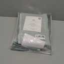 Central Park Ombre Window Curtain Panel Linen Gradient Print on Rayon Blend Fabric Drapery Treatments for Living Room/Bedroom, Cream White to Aqua, 40" x 63", Set of 2