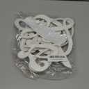 Babenest Let's Party Felt Sign, Flash White Reusable Glitter Letter Banner for Backdrop, Balloon Arch Decor, Party Supplies for Graduation, Birthday, Wedding, Bachelorette, Christmas, Home Bar, Man Cave Wall Decorations