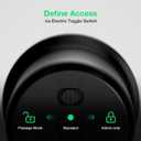 ThorBolt G1 Fingerprint Door Knob Lock with Keypad Biometric Door Knob Auto-Lock 4* AAA Alkaline Batteries Interior Door Lock for Bedroom, Garage, Office, Pantry Door Black