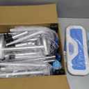 Sliding Shower Chair with Arms and Back, 500lbs Tub Transfer Benches with Non Slip Aluminum Body and Suction Cups Adjustable Height Bath Seats for Seniros Elderly Disabled or Bariatric Adults