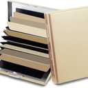 EASTNIGHTS RFID Credit Card Holder Protector Metal Credit Card Wallet Business Card Holder for Men Women Gift Box Package (Gold)