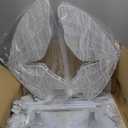 2Pcs Wedding Butterfly Floor Lamp, Romantic Butterfly Lights, 23.6In Movable Atmosphere Decoration Lighting, for Banquet, Birthdays, Party, White