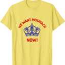 We Want Moshiach Now Messiah Chabad Lubavitch Rebbe Jewish T-Shirt, Size: S
