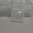 Tuanse 30 Pcs Clear Plastic Beads Storage Containers Box with Lids Multiple Sizes Storage Square Containers for Jewelry Beads Craft Supplies(2.6 x 2.6 x 0.8 Inch and 4.1 x 4.1 x 1.2 Inch)