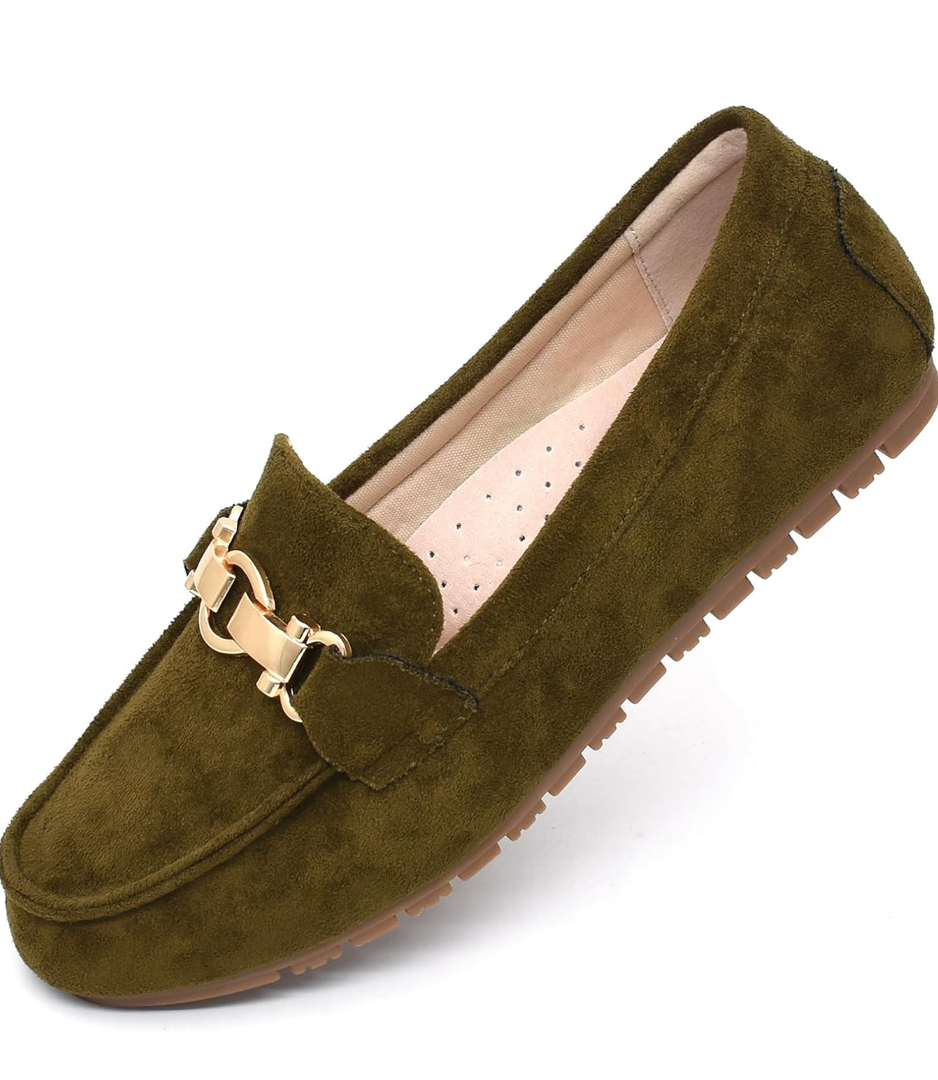 Loafers for Women Business Casual Shoes Comfortable & Lightweight Penny Loafers Slip On Work Flats, 11