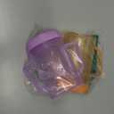 Momcozy Baby Pouch Holder No Squeeze, Baby Food & Juice Box Holder, Mess-Free, Easy Grip for Self-Feeding, BPA-Free & DEHP-Free, Must-Have for Babies, Violet&Orange 2Pcs