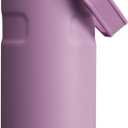 Stanley IceFlow Fast Flow Water Bottle | Angled Spout Lid | Lightweight & Leakproof for Travel & Sports | Insulated Stainless Steel | BPA-Free (24 Ounces, Lilac)
