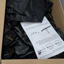 Boat Cover with Ratchet to Tighten the Hem,1200D Heavy Duty Boat Covers,14-16ft Hurricane-Proof Bass Boat Cover,100% Waterproof Bass Tracker Cover with Motor Cover for Trailer,Mooring,Black (Length: 14'-16' Beam Width Up to: 68")