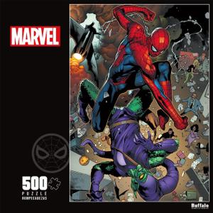 Marvel: Go Down Swinging 500 Piece Jigsaw Puzzle, Pack of 2 