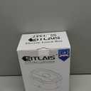 Heated Lunch Box for Men&Women - 80W Electric Lunch Box for Adults with Dual 1.5L 304 Stainless Steel Containers Fast Heating Portable Food Warmer for Car&Truck Travel lonchera electrica