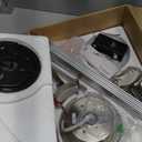 52 Inch Ceiling Fans with Lights and Remote, Brushed Nickel Flush Mount Low Profile Ceiling Fan for Bedroom, Living Room, Patio, Dimmable 6 Speeds Noiseless, ETL Listed