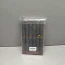 CADONO Placemats Set of 4 Washable Indoor/Outdoor Vinyl Place Mats for Dining Table Durable Non-Slip Heat Resistant PVC Weave Table MatsBlack