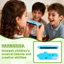 8-in-1 Montessori Baby Toys for 6-12 Months,Babies Travel Toy Set with Stacking Blocks, Pull Teether, Sensory Shape Sorter, Drawing Board & Harmonica, Infant Learning Gift for Toddler 1-3 Year Old