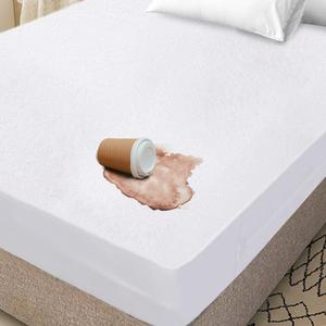 Twin Waterproof Mattress Protector with Soft Terry Top Fabric, Fits 12-15" Deep Pockets, Zippered Six-Sided Breathable Mattress Encasement Cover