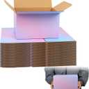 FORBFAN 10 x 7 x 6 Shipping Boxes, 30 Pack Corrugated Cardboard Mailing Boxes for Small Business, Colorful Packing Boxes for Shipping & Storage