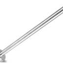 BokWin 12 Inch Wall-Mounted Door Stopper, Extra Long Door Stop, Heavy Duty Stainless Steel Door Stopper with Sound Dampening Rubber Bumper for Protects Your Walls from Damage