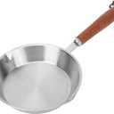 Mini Stainless Steel Frying Pan, 6in/16cm Skillet Non Stick Egg Pan Gas Cooktops Induction Cooking Pan