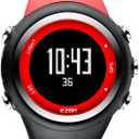 EZON GPS Running Watch with Distance Pace Alarm and Calorie Counter and Stopwatch for Men (Red)