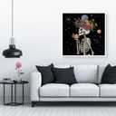 3 x ShiCattle Skull Diamond Art Kits for Adults Beginners,DIY Full Round Drill Diamond Painting Kits Flower,Paint by Diamonds Dot Gem Art Crystal Easy,Home Wall Decor 13.7X 13.7Inch (HDP0014-35x35)