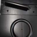 Pool Cue Stick Claw Holder Hold 2 Billiard Cues, Cone Chalk Holder with Ball Rack Wall Mount, Pool Stick Holder Storage Accessories (Black)