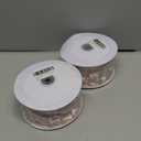 HUIHUANG Burgundy Velvet Wired Ribbon 1-1/2", Christmas Velvet Ribbon for Gift Wrapping, Christmas Tree, Bows, Wreaths, Garland, Wedding Decor, Home Decor, Crafts-Continuous 10 Yards/Roll