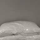 Feather Pillows Queen Size Set of 2 - Goose Down Hotel Bed Pillow for Sleeping, Soft 600 Thread Count Cotton Cover, Fluffy Support Surround Fill Polyester for Side, Back, Stomach Sleepers