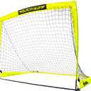 Franklin Sports Blackhawk Backyard Soccer Goal - Portable Pop Up Soccer Nets - Youth + Adult Folding Indoor + Outdoor Goals - Multiple Sizes + Colors