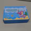 Mermaid Bath Bombs for Kids Girls with Surprise Inside, 6 Pcs Natural Fizzy Princess Fun Shell Bubble Bath Bomb Kit with Jewelry Toys, Christmas Easter Basket Stuffer Valentines Day Birthday Gift Set