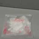 Lilosy Sexy Floral Lace Scallop Underwire Push Up Sheer Lingerie Set Outfits (Medium, White)