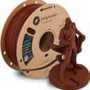 Polymaker PLA Pro 3D Printing Filament Metallic Bronze 1.75mm 1KG, High-Impact Tough PLA, Fast Printing up to 300mm/s, New Formula, Easy to Print on Most FDM Printers, No Enclosure Required