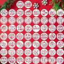 Christmas Stencils for Painting on Wood Slice,3" Small Christmas Stencils for Crafts Reusable Xmas Holiday Stencil for Tiered Tray Wood Sign Decor