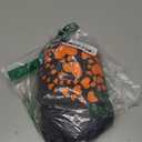 Halloween Pumpkin Shirt Women Leopard Graphic Tees Short Sleeve Fall T-Shirt Thanksgiving Gift Tops (Small, Gray)