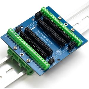 whiteeeen for ESP32 Breakout Board with Din Rail Mount 3.81mm / 0.15" Terminal GPIO Expansion Board 3 Types Outputs for ESP32 Module ESP-WROOM-32 ESP32-DevKitC Block PCB whiteeeen for ESP32 Breakout Board with Din Rail Mount 3.81mm / 0.15" Terminal GPIO Expansion Board 3 Types Outputs for ESP32 Module ESP-WROOM-32 ESP32-DevKitC Block PCB