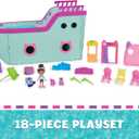 Gabbys Dollhouse, Gabby Cat Friend Ship, Cruise Ship Toy with 2 Toy Figures, Surprise Toys & Dollhouse Accessories, Kids Toys for Girls & Boys 3+