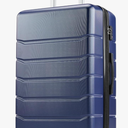 OLIXIS 28 Inch Luggage, Hardside Checked Suitcase with Spinner Wheels, Lightweight ABS Hard Shell Travel Luggage, TSA Approved Lock, Expandable Large Suitcase for Business & Travel–Blue