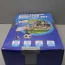 Soccer Goal, Kids Soccer Goals for Backyard Set, 2 Pack of Portable Pop Up Soccer Net with Soccer Ball, Cones, Complete Training Equipment for Youth, Toddler Outdoor Sports Games (Black Orange)