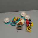 Baby Toys 6-12 Months Infant Toy Set of 3 High Chair Suction Cup Rattle Teething Toys for Babies 6 7 9 12-18 Months 2-in-1 Sensory Development Tray Toy Baby Gifts for Boys Girls