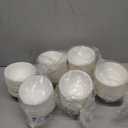 Dandat 500 Pack 9oz Disposable Paper Bowls Food Soup Natural Bagasse Fiber Bowls for Sauce Salad Dessert Hot Cold Soup
