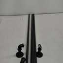 Industrial Curtain Rods for Windows 28 to 48 Inches, Blackout Wrap Around Curtain Rod, for Indoor and Outdoor, 7/8 Inch Diameter, 33 to 45 Inches, Black