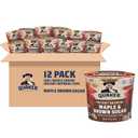Quaker Instant Oatmeal Express Cups, Maple & Brown Sugar, 1.69 Ounce (Pack of 12), BBD 05/26/26