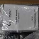 AMZCHEF 36 inch Gas Cooktop with 5 Made in Italy SABAF Power Burners.Max 48300 BTU/hr Built-in Gas Stove top of 304 Stainless steel with Double Sided griddle,NG/LPG Convertible,ETL.