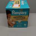 Pampers Swaddlers Diapers, Size 0 (up to 10 lbs), 84 Count, Absorbent, Keeps Baby Dry and Comfortable, Skin Safe Disposable Baby Diaper (Newborn)