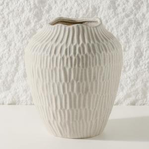Ceramic Vase for Home Decor,7.8 Inch Flower VaseDecorative Black Vase for Pampas GrassModern Art Texture for Home Entryway Living Room Dining Table Farmhouse Office Decor-Grey.