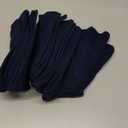 Hycome 6 Pairs Comfortable Casual Cotton Socks for Women, Girls and Students (fit women girls shoe size 5-9) (Navy Blue)