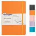 GUANGBO Lined Journal Notebook for Work with 160 Pages, 5.6" x 8" Hardcover Notebooks Journals Medium Size for Writing Women Men