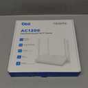 DBIT AC1200 Dual Band Mesh WiFi Router Long Range Wireless Internet Router with 4 x High-Power FEMs, 4 x 10/100/1000 Mbps Gigabit Ports, WPA3 Security, Parental Controls, Guest Network (T18-21K Pro)